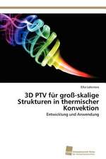 3D Ptv Fur Gross-Skalige Strukturen in Thermischer Konvektion: Trimerbildung & Funktion