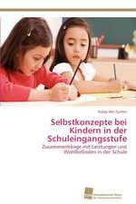 Selbstkonzepte Bei Kindern in Der Schuleingangsstufe: Measurement and Source Allocation