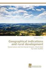 Geographical Indications and Rural Development: Measurement and Source Allocation