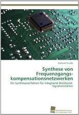 Synthese Von Frequenzgangskompensationsnetzwerken: Measurement and Source Allocation