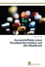 Kurzzeiteffekte einer Placebointervention auf den Blutdruck