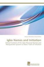 Igbo Names and Initiation