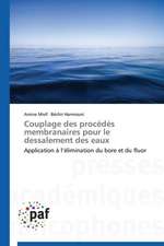 Couplage des procédés membranaires pour le dessalement des eaux