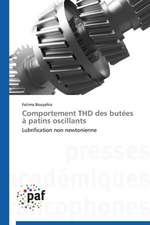 Comportement THD des butées à patins oscillants