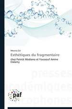 Esthétiques du fragmentaire