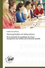 Homophobie et éducation