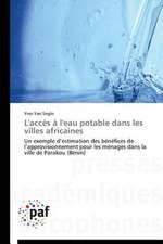 L'accès à l'eau potable dans les villes africaines