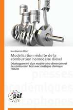 Modélisation réduite de la combustion homogène diesel