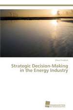 Strategic Decision-Making in the Energy Industry