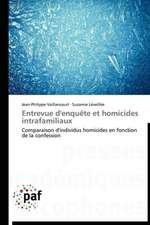 Entrevue d'enquête et homicides intrafamiliaux