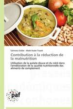 Contribution à la réduction de la malnutrition