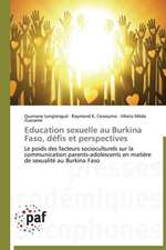 Education sexuelle au Burkina Faso, défis et perspectives