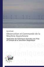 Observation et Commande de la Machine Asynchrone