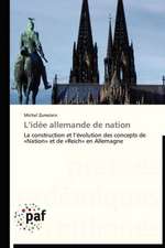 L¿idée allemande de nation