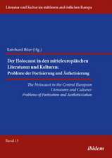 Holocaust in the Central European Literatures & Cultures: Problems of Poetization & Aestheticization