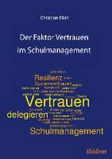 Der Faktor Vertrauen im Schulmanagement