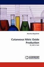 Cutaneous Nitric Oxide Production