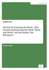 Der Tod als Ursprung der Macht - Elias Canettis anthropologisches Werk "Masse und Macht" und sein Drama "Die Befristeten"