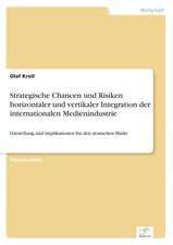 Strategische Chancen und Risiken horizontaler und vertikaler Integration der internationalen Medienindustrie