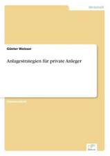 Anlagestrategien für private Anleger