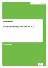 Rohrvortriebssysteme DN <= 800