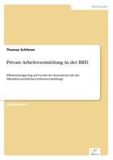 Private Arbeitsvermittlung in der BRD