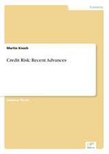 Credit Risk: Recent Advances