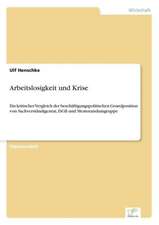 Arbeitslosigkeit und Krise