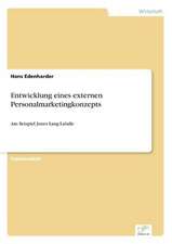 Entwicklung eines externen Personalmarketingkonzepts