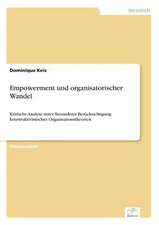 Empowerment und organisatorischer Wandel