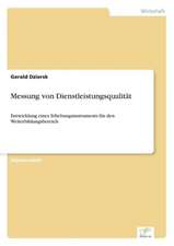 Messung von Dienstleistungsqualität