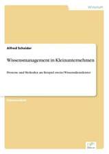 Wissensmanagement in Kleinunternehmen