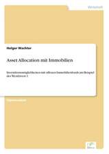 Asset Allocation mit Immobilien