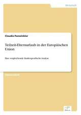 Teilzeit-Elternurlaub in der Europäischen Union