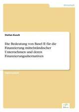 Die Bedeutung von Basel II für die Finanzierung mittelständischer Unternehmen und deren Finanzierungsalternativen