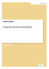 Corporate Business Incubution