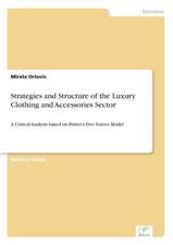 Strategies and Structure of the Luxury Clothing and Accessories Sector