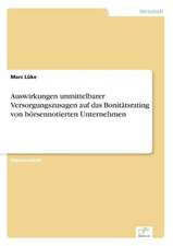 Auswirkungen Unmittelbarer Versorgungszusagen Auf Das Bonitatsrating Von Borsennotierten Unternehmen