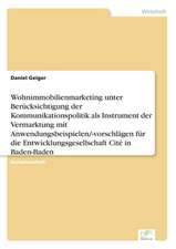 Wohnimmobilienmarketing Unter Berucksichtigung Der Kommunikationspolitik ALS Instrument Der Vermarktung Mit Anwendungsbeispielen/-Vorschlagen Fur Die: Optionspreistheorie Zur Bewertung Von Investitionen Mit Einem Beispiel Aus Der Softwareentwicklung