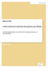 E-Recruitment Und Die Akzeptanz Am Markt