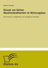 Einsatz Von Kleinen Blockheizkraftwerken Im Wohnungsbau