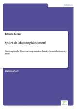 Sport ALS Massenphanomen?: Ein Multi-Ziel-Optimierungsansatz