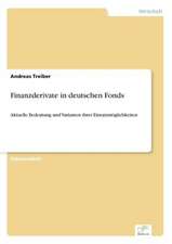 Finanzderivate in Deutschen Fonds