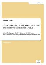 Public Private Partnership (PPP) Und Kleine Und Mittlere Unternehmen (Kmu)