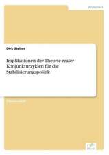 Implikationen Der Theorie Realer Konjunkturzyklen Fur Die Stabilisierungspolitik: 2000 Ff.