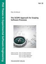 The SCOPE Approach for Scoping Software Processes