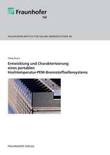 Entwicklung und Charakterisierung eines portablen Hochtemperatur-PEM-Brennstoffzellensystems