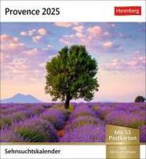 Provence Sehnsuchtskalender 2025 - Wochenkalender mit 53 Postkarten