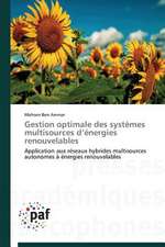 Gestion optimale des systèmes multisources d¿énergies renouvelables