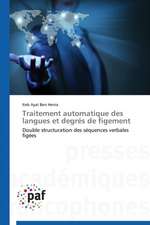 Traitement automatique des langues et degrés de figement